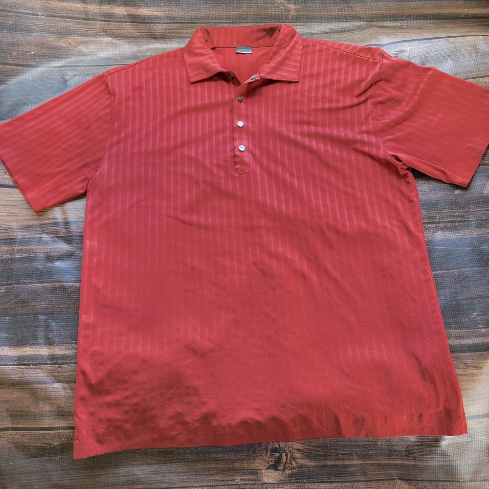 Nike Men's Vintage Vibes Polo Red L